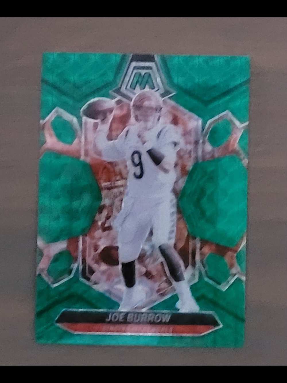Joe Burrow Football Trading Card - Green Prism #43